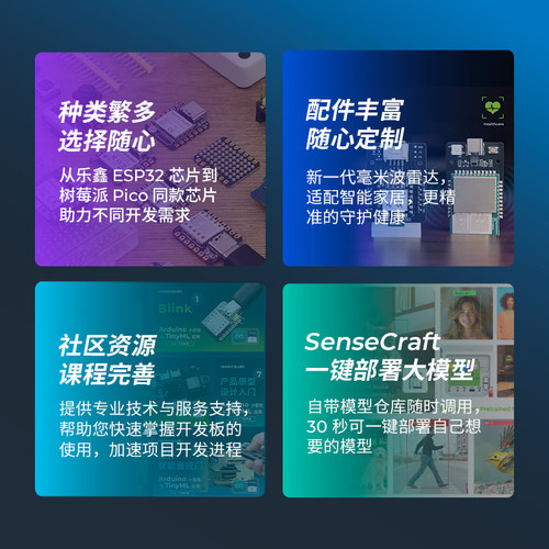 SeeedStudio XIAO ESP32C3S3 RP2350开发板适用Deepseek蓝牙WiFi - 图0