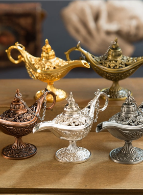 阿拉丁神灯俄罗斯工艺品抽象迷你款简约精致摆件欧式仿古创意礼品