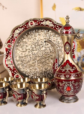 欧式复古酒具套装白酒送长辈礼物