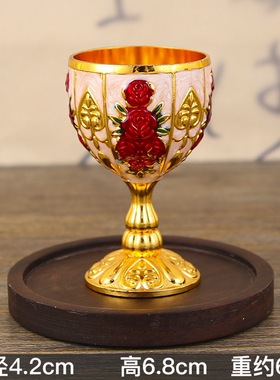 欧式复古酒杯家用防摔白酒杯