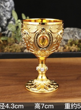 欧式高档金属小号酒盅杯子