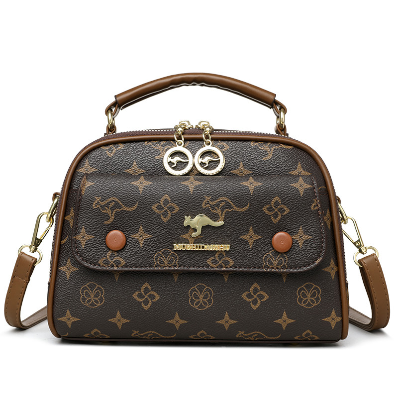 时尚中年妈妈包女包2026新款印花多层百搭软皮单肩斜挎大气手提包,淘宝优惠券,粉丝福利购,淘宝优惠卷