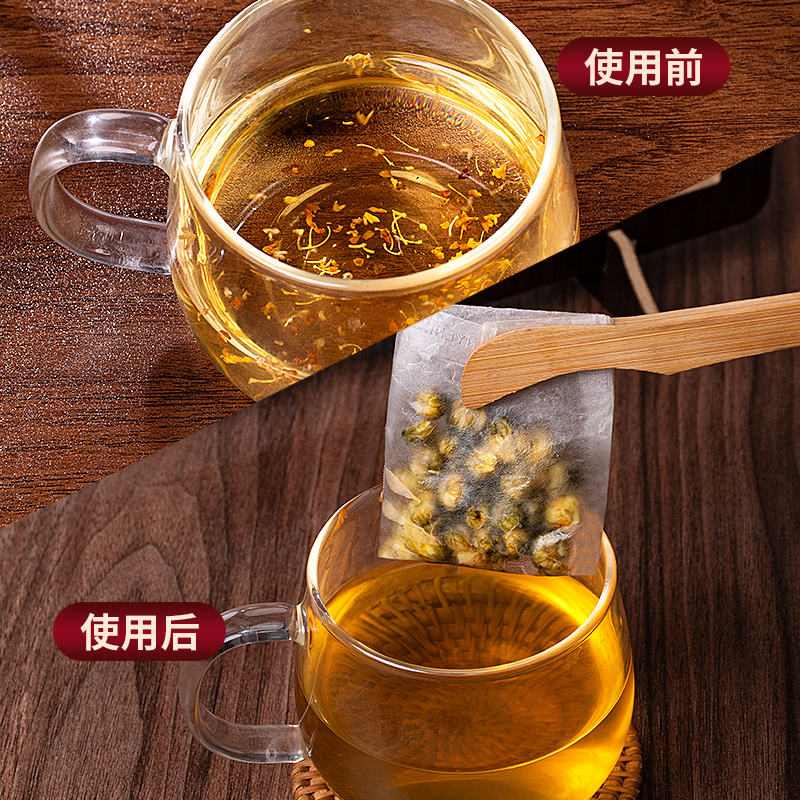 玉米纤维茶包袋泡茶袋包一次性茶叶包过滤隔渣袋空茶包袋子小泡袋 - 图3