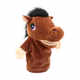 Animal hand puppet toy mouth horse doll parent-child game storytelling cartoon horse glove doll doll