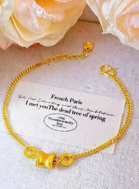 金包银小蛮腰项链女款流苏锁骨链轻奢小众设计感套链送女朋友礼物