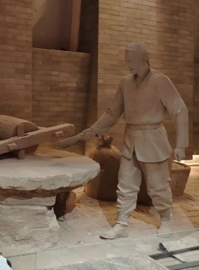 古代人物模型角色人物站姿坐姿博物馆泥塑泥人微缩景观场景设计