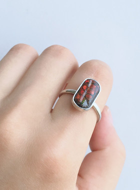 捡漏镶嵌多色刻面大卫星斑彩石