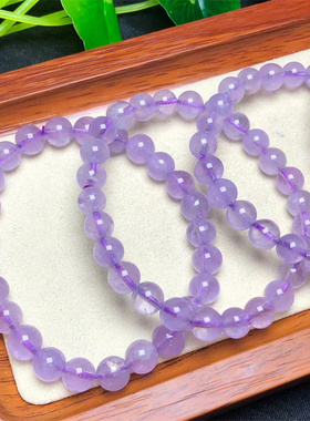 紫水晶薰衣草手链礼物时尚