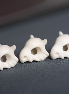 鹿角根付卡拉文玩雕刻吊坠配饰手串手捻项链配珠手机钥匙挂饰配件