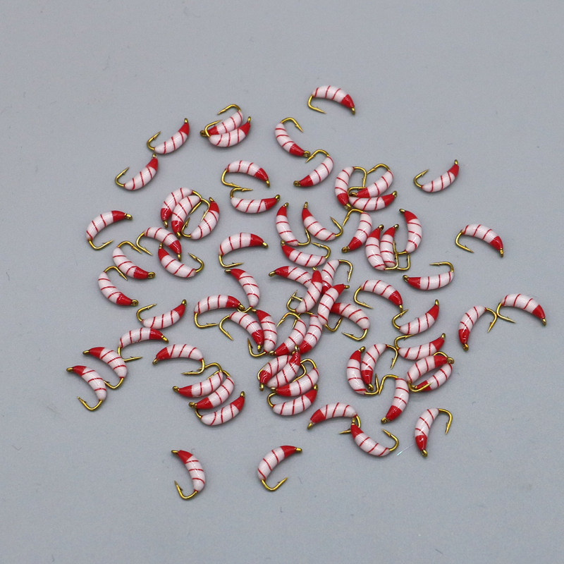 斑纹若虫飞蝇钩路亚饵蛆虫假饵微物白条马口桃花假饵溪流,淘宝优惠券,粉丝福利购,淘宝优惠卷