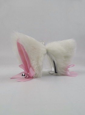 发夹头饰主播铃铛猫耳朵