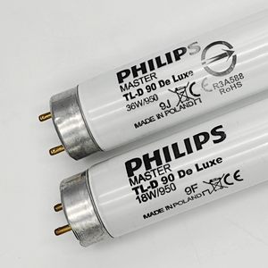 飞利浦 新国标灯箱欧标对色灯管D65 D50 TL83 TL84 CWF光源UV灯管