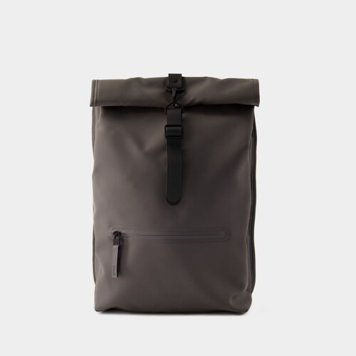 RAINS Rolltop Rucksack 涤纶双肩包电脑书包旅行包通勤背包 - 图1