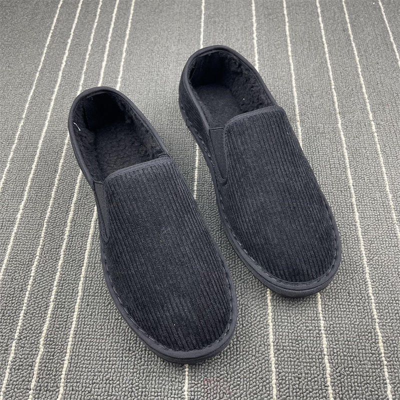 冬季纯色大棉加绒加厚布鞋男女棉鞋子松紧口一脚蹬开车鞋轻便耐磨,淘宝优惠券,粉丝福利购,淘宝优惠卷