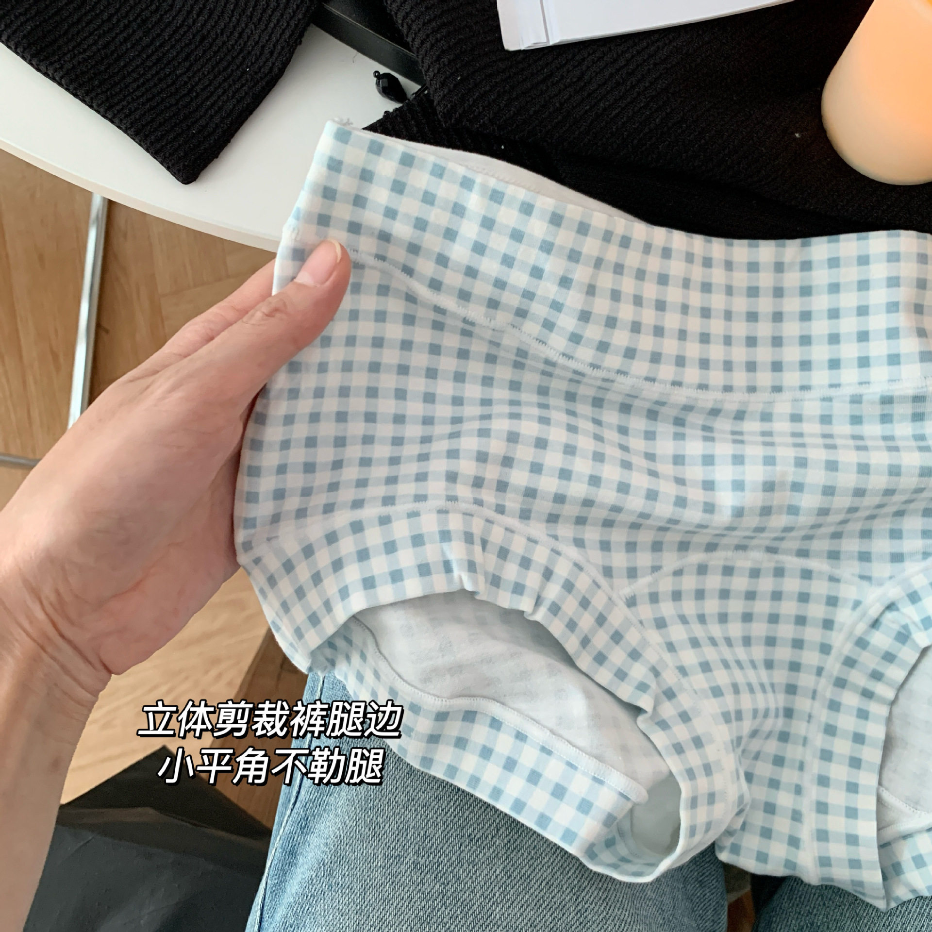 【花间碎花】大码设计安全裤四角内裤小碎花清新纯棉少女生加长裆,淘宝优惠券,粉丝福利购,淘宝优惠卷