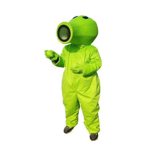 植物大战僵尸人偶服装万圣节玩偶衣服儿童成人卡通cos头套道具服 - 图3