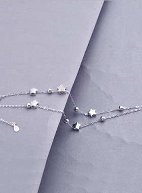 纯银时尚风韩国情侣手链