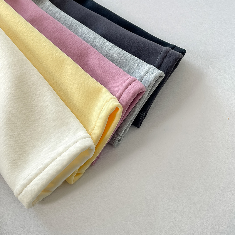 新款男女童儿童秋冬保暖百搭洋气休闲贴身舒适加绒打底裤秋裤A类 - 图1