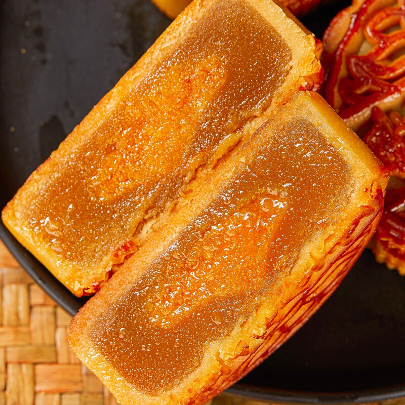 广式月饼莲蓉蛋黄老五仁豆沙蛋黄椰蓉味老式月饼中秋糕点零食小吃