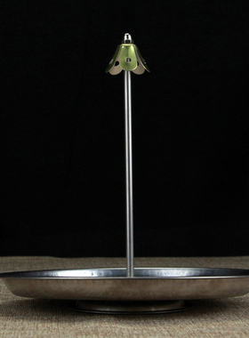 合金盘香架伸缩不锈钢香托香夹