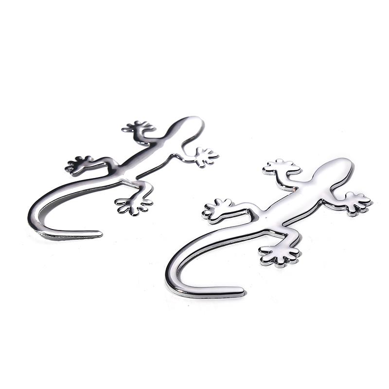 金属壁虎车贴3D立体电动车汽车贴纸划痕遮挡遮盖车身装饰改装用品 - 图1