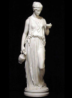 古典希腊罗马赫柏侍酒官雕像摆件