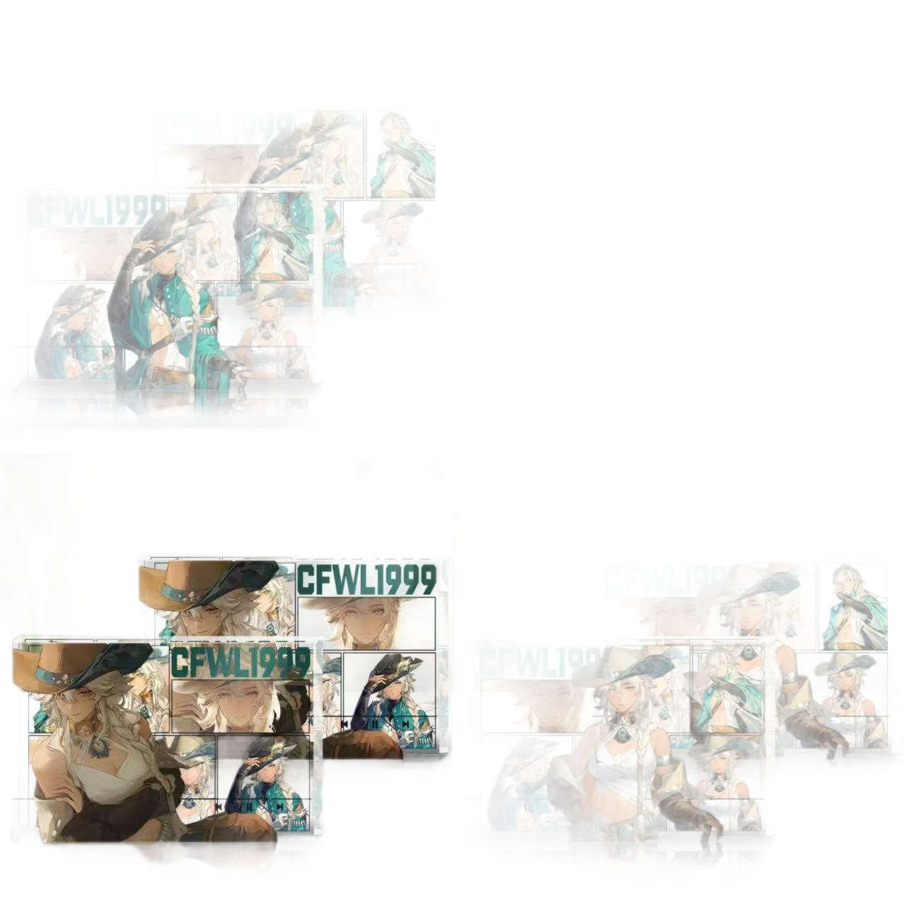 阿尔古斯高透亚克力生日砖新角色百眼巨人游戏同人周边送人礼物女 - 图3