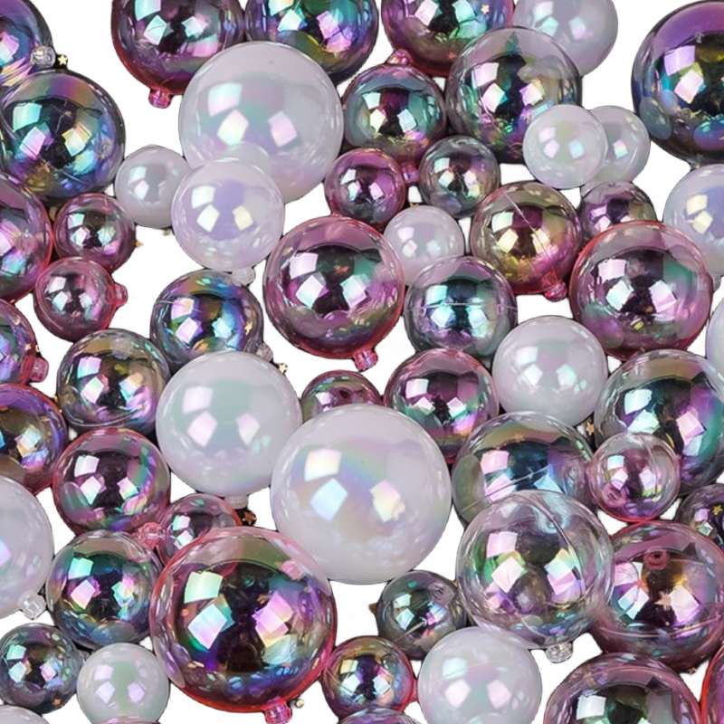 网红创意炫彩幻彩泡泡七彩透明球圣诞球生日蛋糕摆件甜品台装扮,淘宝优惠券,粉丝福利购,淘宝优惠卷