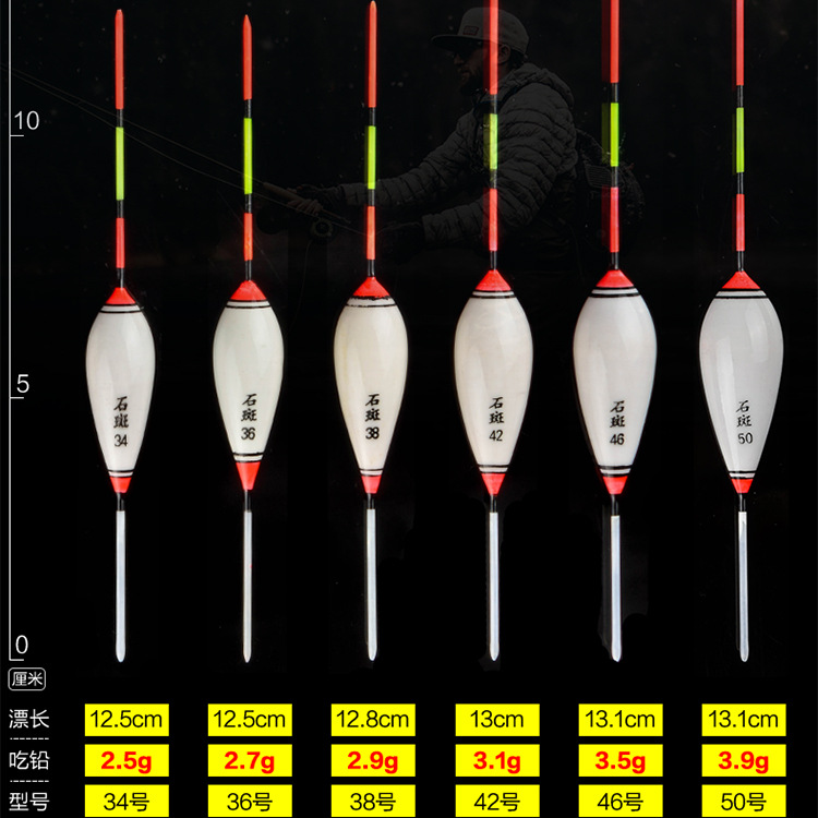 石斑漂小鱼浅水鲫鱼漂冬钓漂草洞草窝冰钓漂溪流漂垂钓鱼短漂浮漂 - 图2