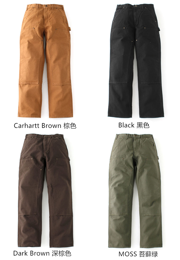 Carhartt Double Front B136 卡哈特工装裤 美式水洗帆布 vibe风 - 图2