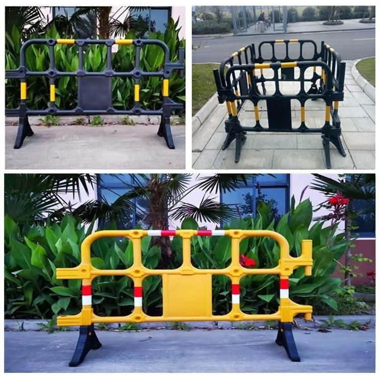 1.5米黄色塑料铁马护栏水马围挡隔离栏防护临时移动围栏施工工地,淘宝优惠券,粉丝福利购,淘宝优惠卷