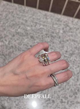 DEEPFALLS925银戒指女