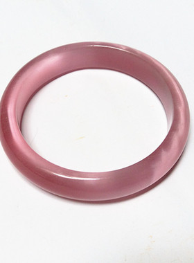 猫眼石紫色玉手镯