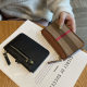 Fashion retro plaid coin purse for women 2025