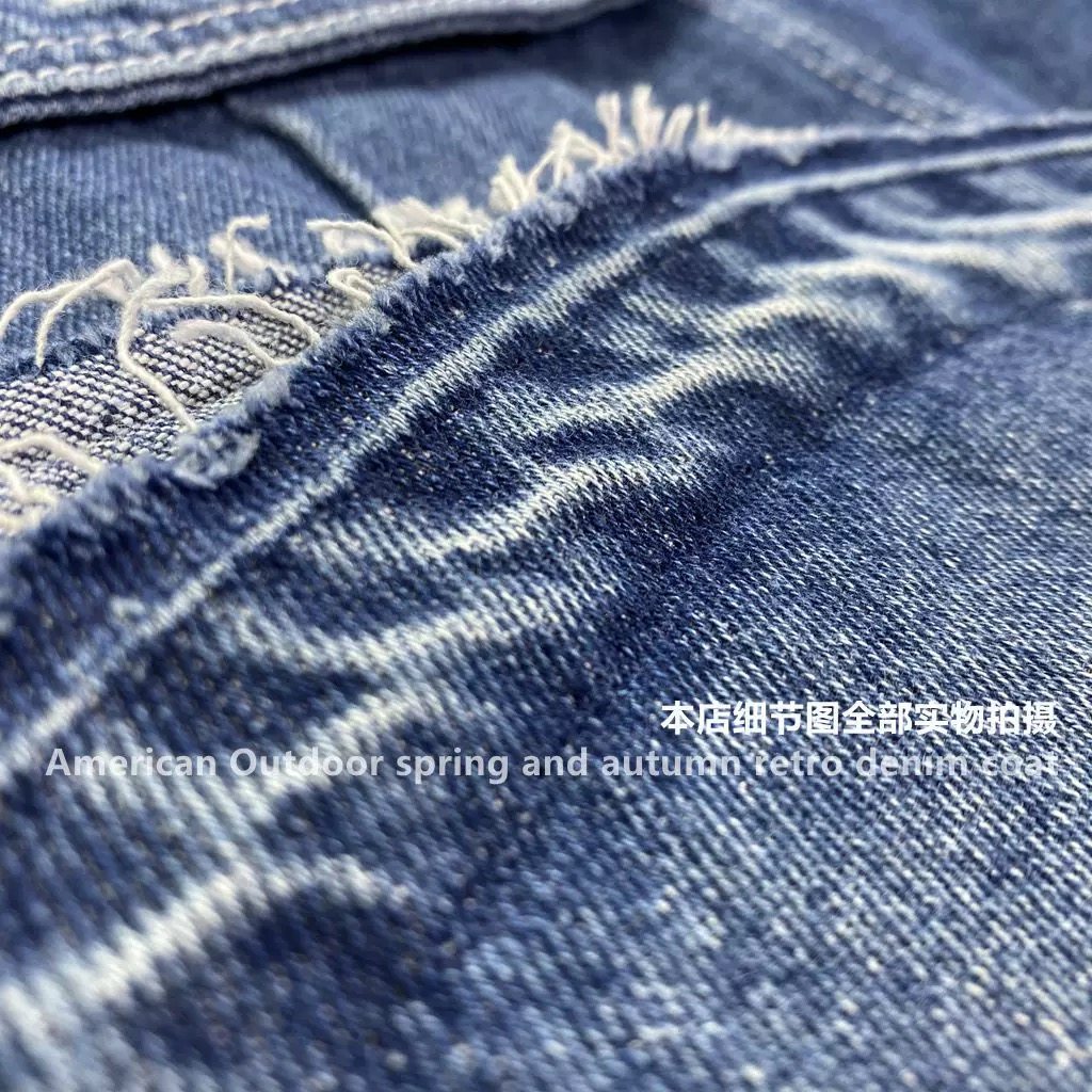 日系牛仔夹克衬衣复古摇滚牛仔衣廓版文艺舒适做旧外套潮机车衬衫,淘宝优惠券,粉丝福利购,淘宝优惠卷