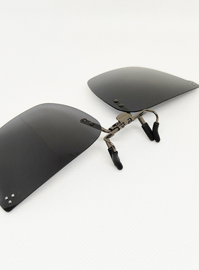 大框墨镜片近视眼偏光夹片