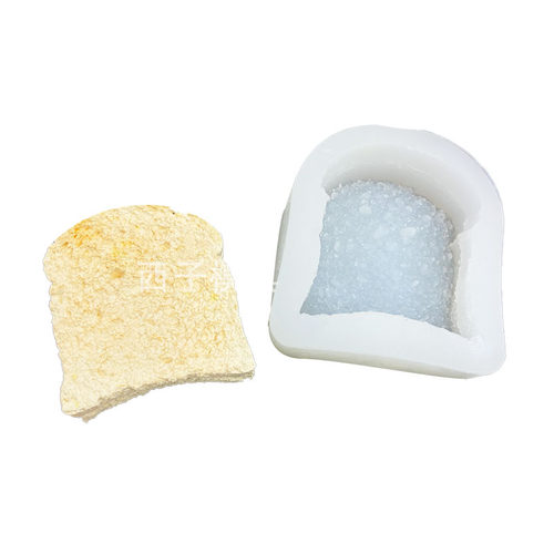 仿真吐司蛋挞蛋糕造型硅胶模具慕斯甜点烘焙工具DIY香薰蜡烛模具 - 图3