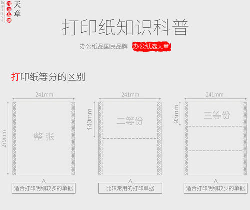 乐活天章新绿电脑打印纸三联二等分二联三等分四联五联出库送货单 - 图0
