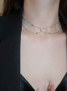 杨超越同款胸链身体链