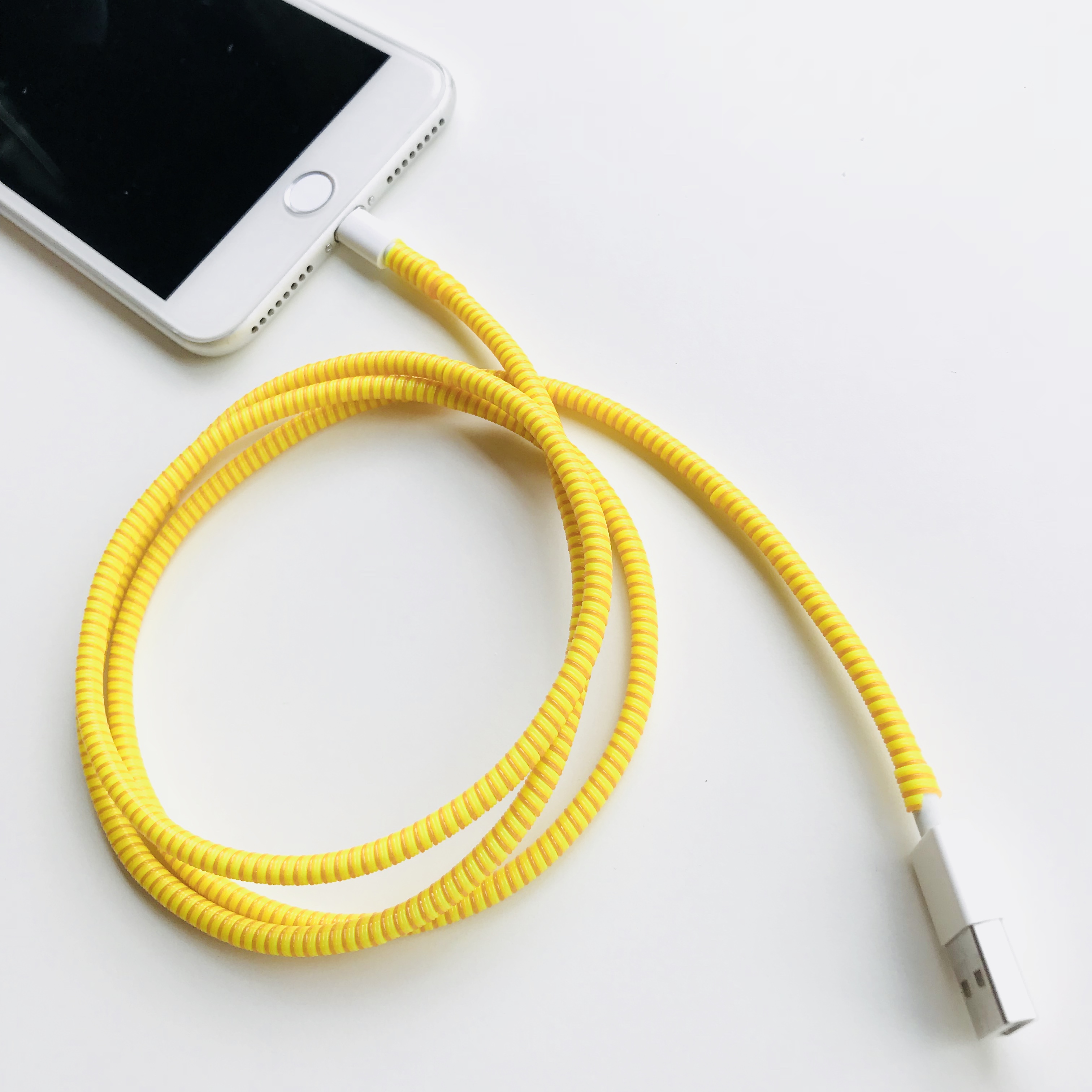 耳机绕线器缠绕绳保护线数据线收纳整理安卓平果充电线保护套 - 图0