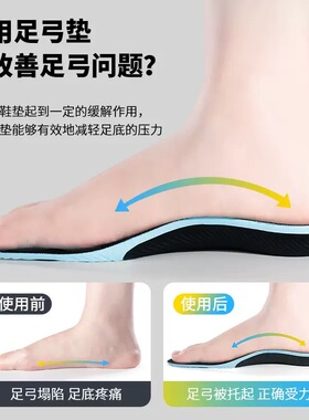 适用于Nike Sabrina3萨布丽娜3篮球鞋足弓支撑扁平足矫正运动鞋垫