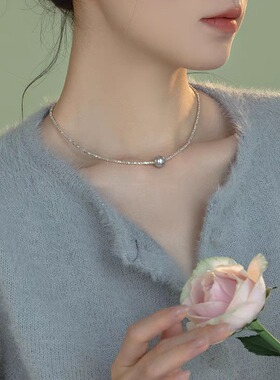 全款式碎银子项链 简约百搭轻奢颈链 小众高级感锁骨链