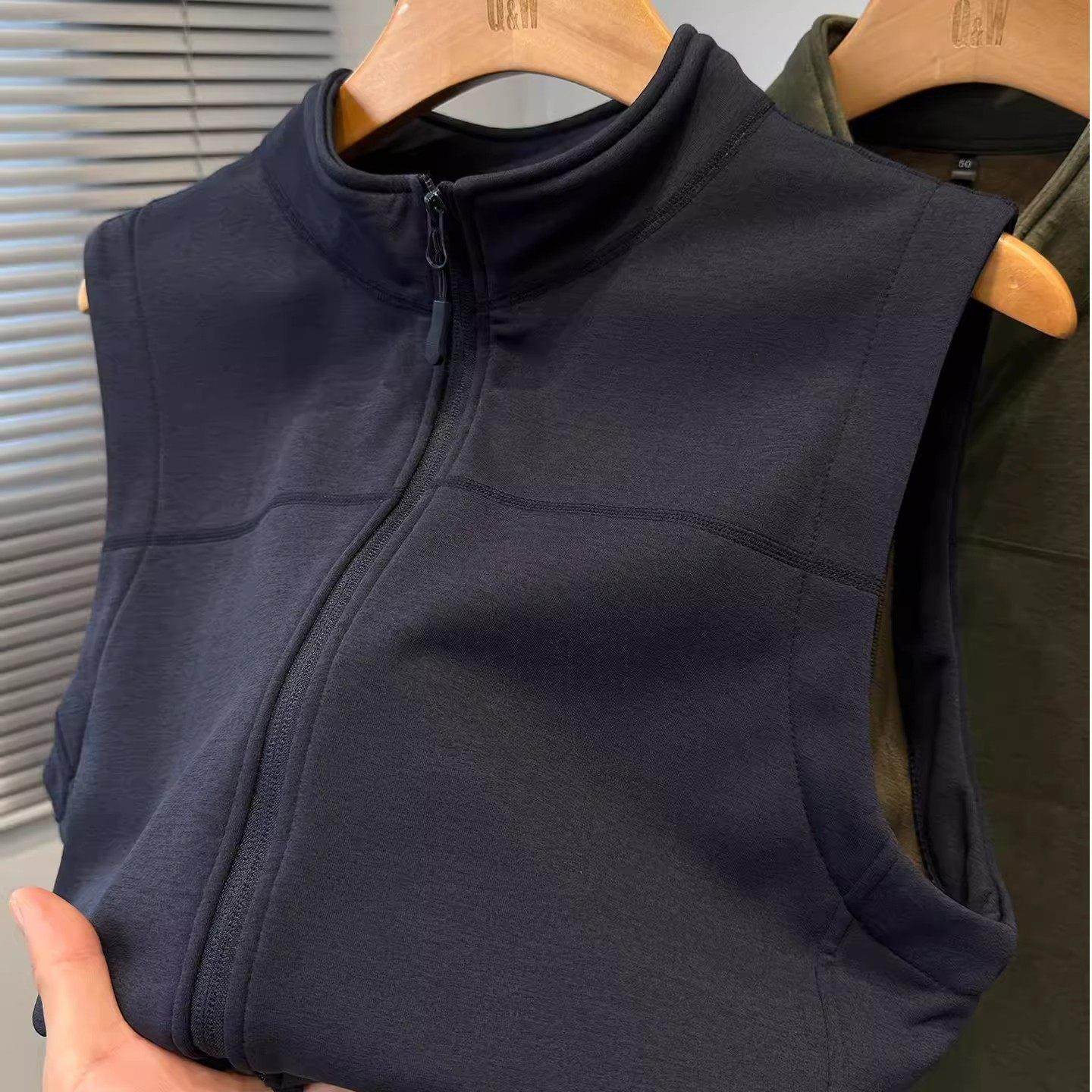 奥利绒加绒加厚马甲男款秋冬季运动休闲背心男装青年无袖坎肩立领,淘宝优惠券,粉丝福利购,淘宝优惠卷