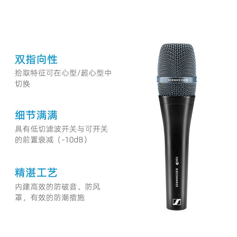 【自营】SENNHEISER/森海塞尔 E965 舞台演出专业动圈电容麦克风 - 图3