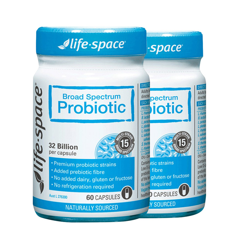 天猫国际进口超市澳洲lifespace成人益生菌粉胶囊调理肠胃守护肠道成人保健60粒*20