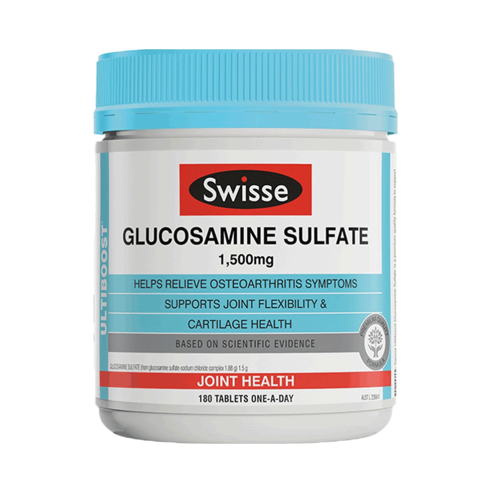 天猫国际进口超市澳洲Swisse 斯维诗关节片氨糖硫酸氨基葡萄糖胺软骨素维骨力180粒0