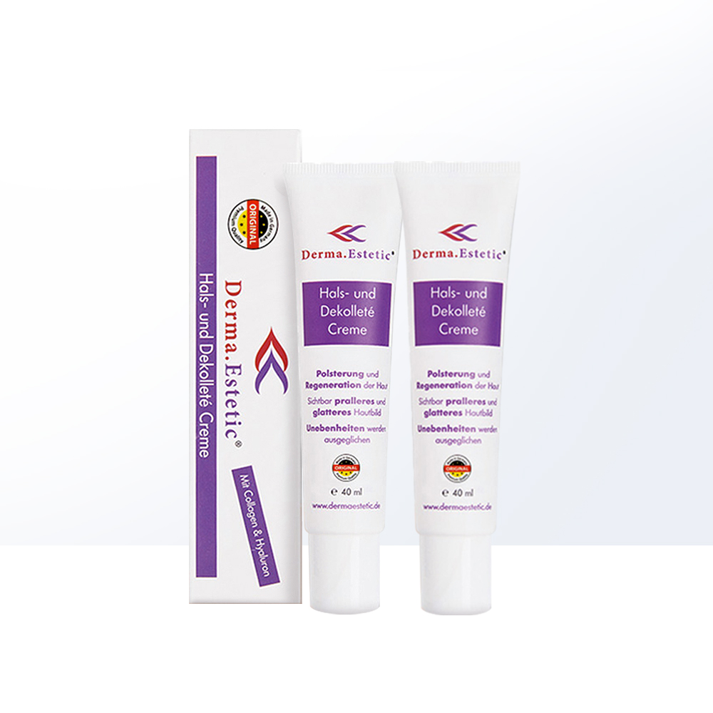 天猫国际进口超市2支*德国Derma.Estetic/德玛.唯美颈霜 淡化去颈纹紧致40ml/支3
