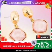 (self-employed) OSEWAYA ear nail female minimalist solid water corrugated temperament earrings long-ear clip fashion 100 hitch