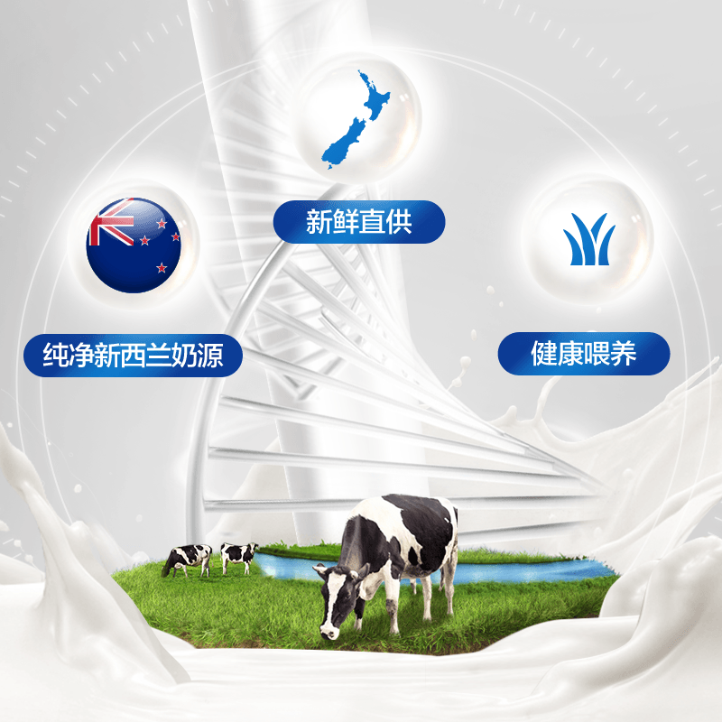 天猫国际进口超市【直营】新西兰爱他美Aptamil白金版幼儿奶粉3段900g一岁以上*3罐3