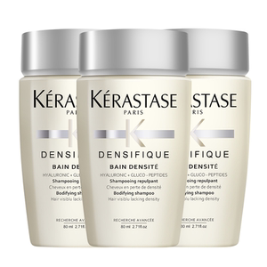 自营卡诗洗发水白金80ml赋活丰盈蓬松改善细软*3